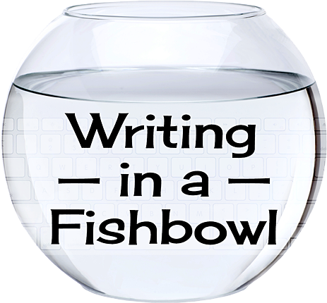 Nifty logo of words in a fishbowl