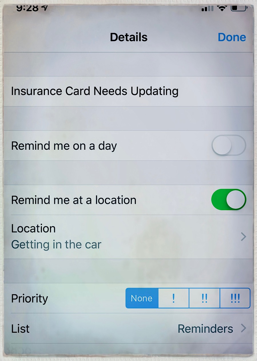 Location Aware Reminders Are Very Configurable!